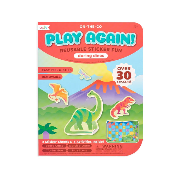 Play Again! Mini On-The-Go Activity Kit - Darling Dinos