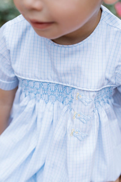 Hayes Bubble - Blue Windowpane Airplanes