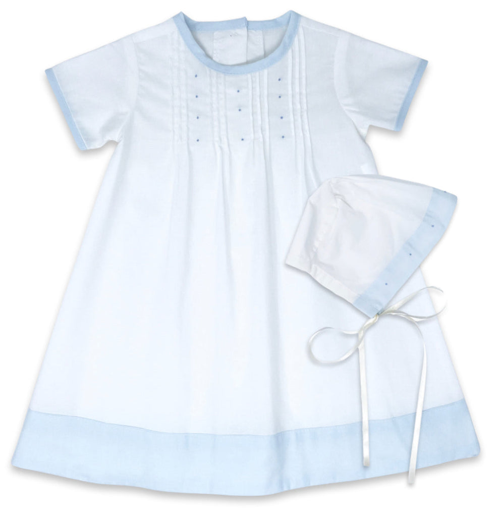 1956 Daygown Set - white/blue