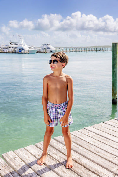 Tortola Swim Trunks - Pier Pointe Plaid