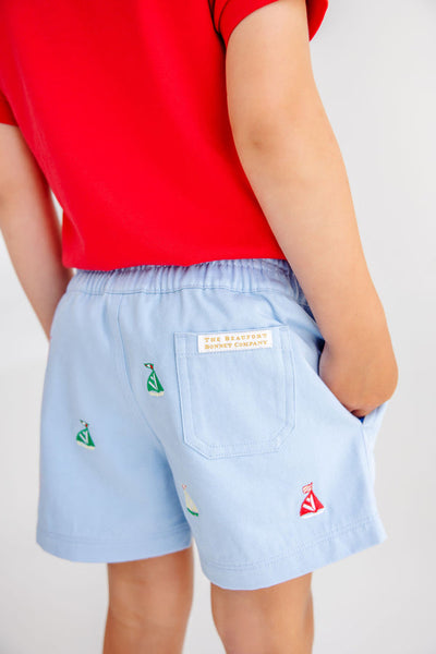 Critter Sheffield Shorts - BSB & Sailboats