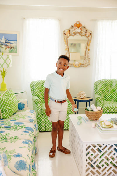 Prim and Proper Polo - Sea Island Seafoam