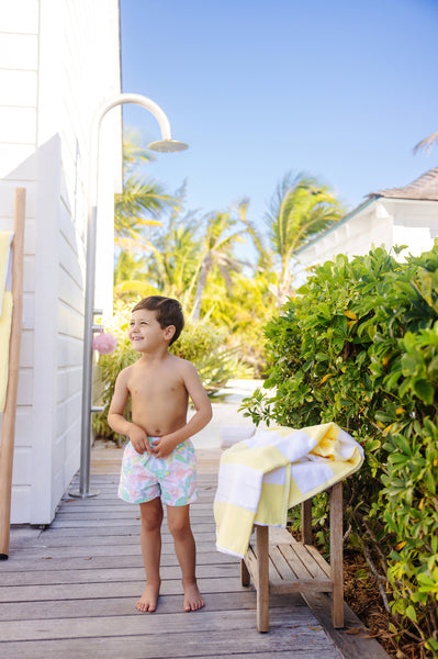 Tortola Swim Trunks - Happy in Harbour Island