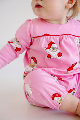 Long Sleeve Penny's Playsuit - Dear Santa