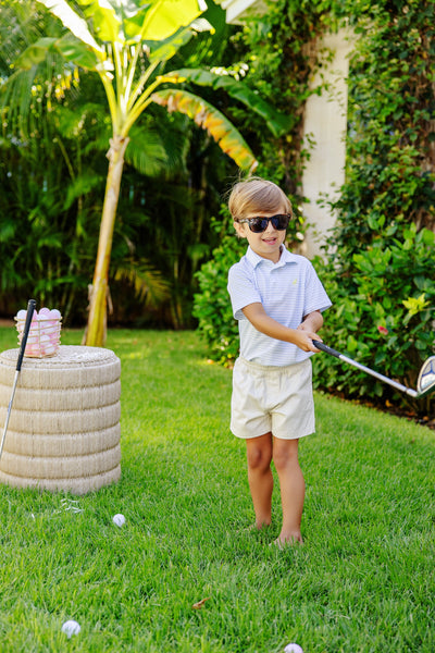 Prim and Proper Polo - Buckhead Blue Stripe