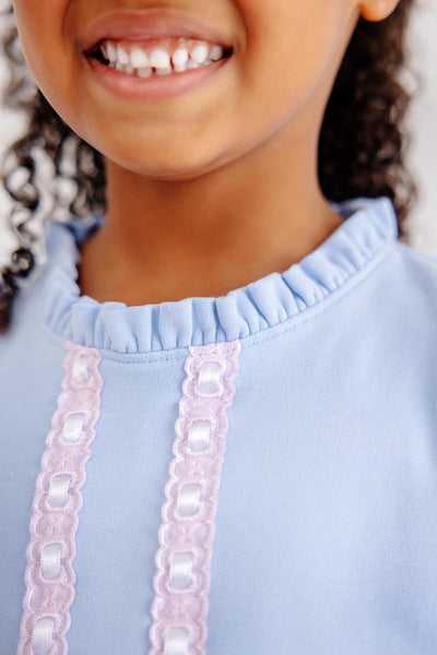 Lizzie's Luxe Leisure Dress - Ruffle