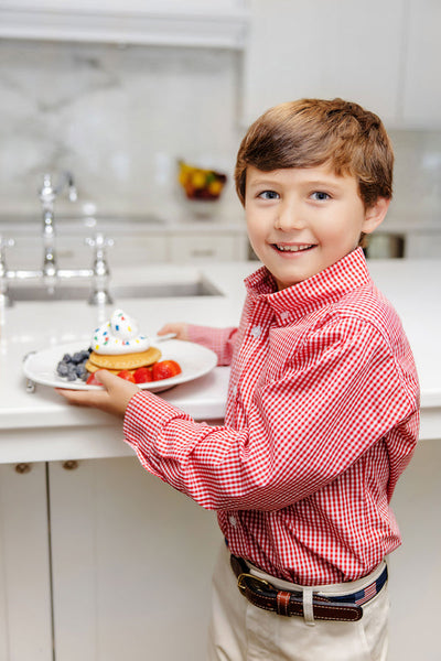 Dean's List Dress Shirt - Richmond Red Gingham