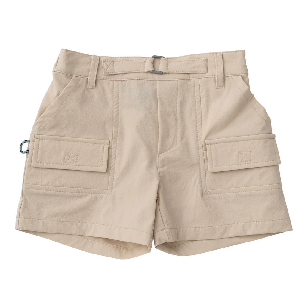 Inshore Performance Short - Classic Light Khaki Wash Ancient Scroll