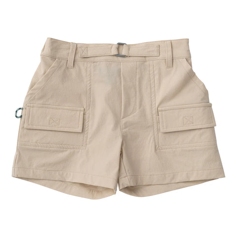 Inshore Performance Short - Classic Light Khaki Wash Ancient Scroll