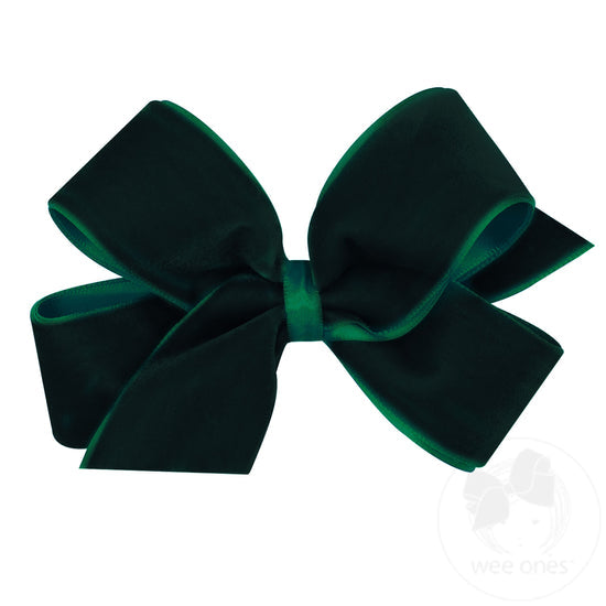 Medium Velvet Classic Bow