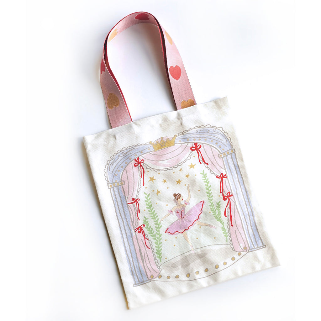 Ballet Stage Tote with Heart Straps