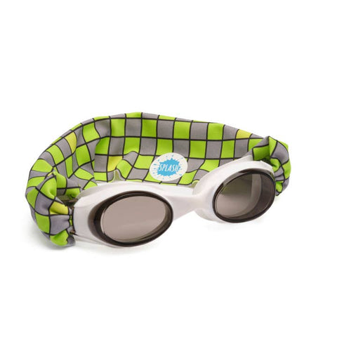 SPLASH swim goggles - Neon Checker