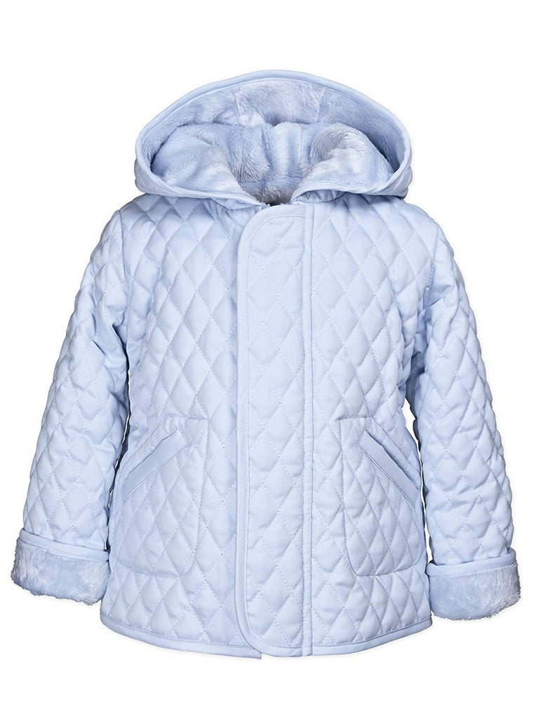 Hooded Barn Jacket - Light Blue