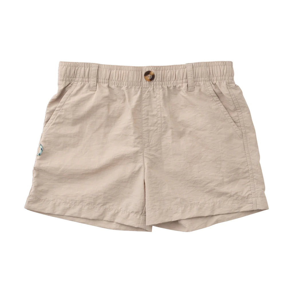 Outrigger Performance Short - Summer Khaki Ancient Scroll
