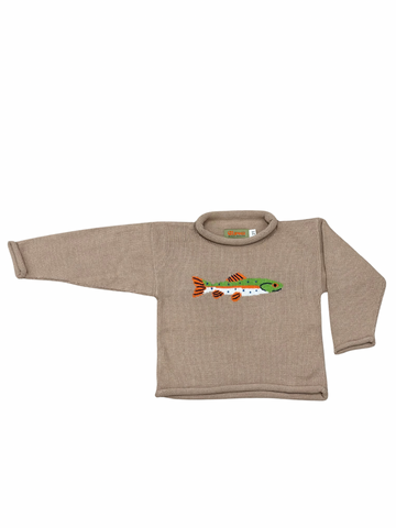 Roll Neck Sweater - Trout