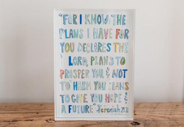 Acrylic Block: Jeremiah 29:11