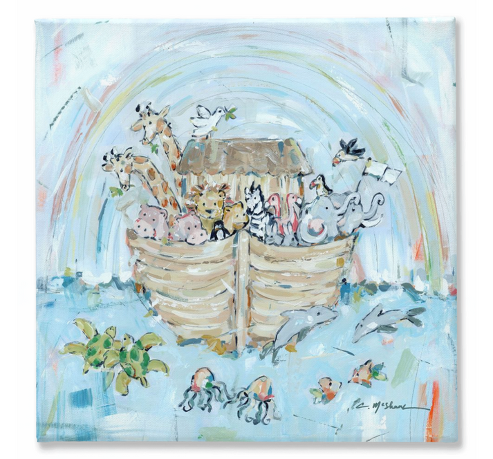 "Noah's Ark III" Canvas Print, 30x30