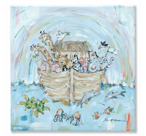 "Noah's Ark III" Canvas Print, 30x30
