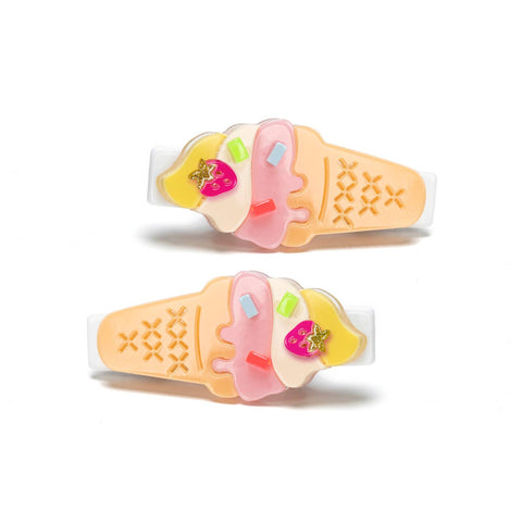 Melting Ice Cream Alligator Clips