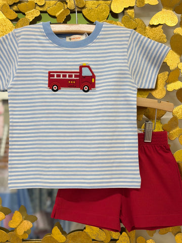 Firetruck Short Set