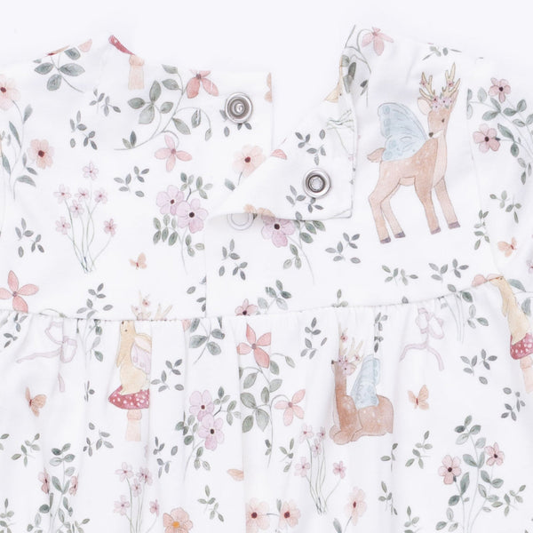 Smocked LS Romper - Enchanted Woodland