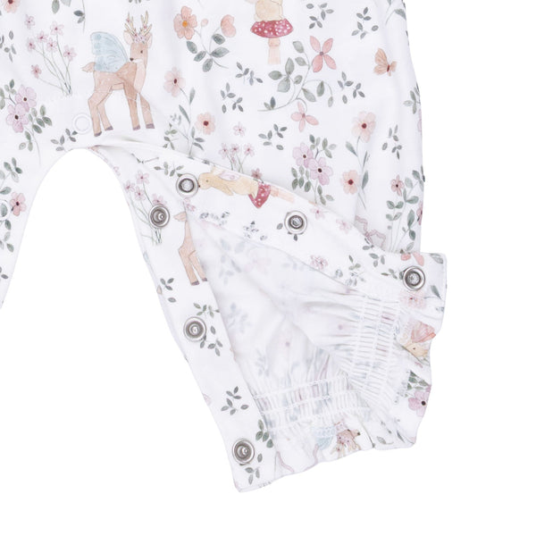 Smocked LS Romper - Enchanted Woodland