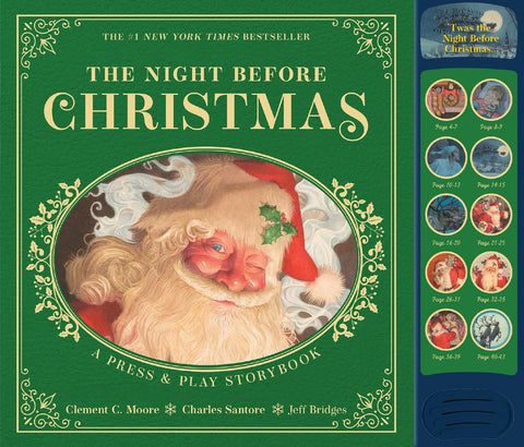 The Night Before Christmas Board Book: A Press & Play Storybook