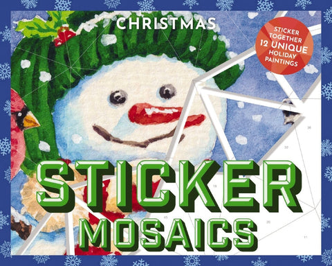 Sticker Mosaics:  Christmas: Puzzle Together 12 Unique Holiday Designs (Sticker Activity Book)