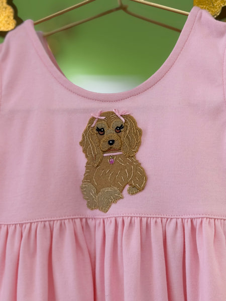 Sadie Sleeveless Dress - Puppy