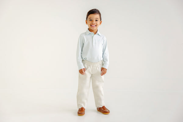Long Sleeve Prim and Proper Polo