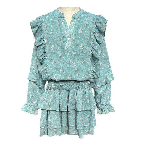 Campbell Dress - Whimsy Teal