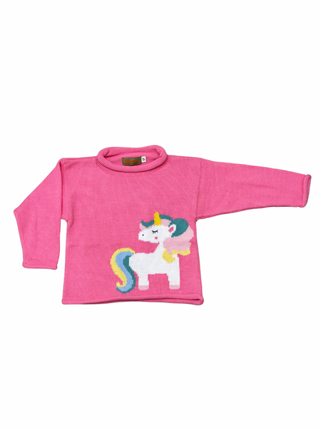 Roll Neck Sweater - Unicorn