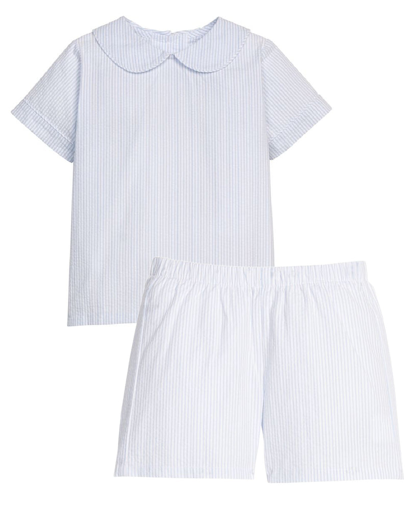 LB Stripe Seersucker Short Set