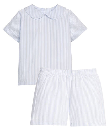 LB Stripe Seersucker Short Set
