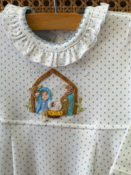 Nativity Coverall with Ruffle