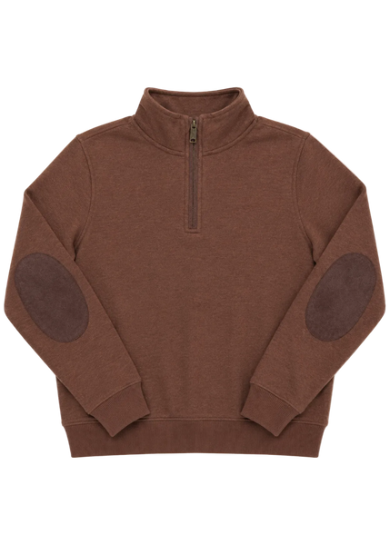 Alder Quarter-Zip - Saddle Brown