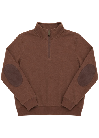 Alder Quarter-Zip - Saddle Brown