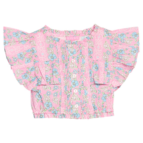 Annie Top - Spring Marguerite Floral