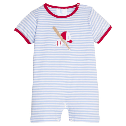 Applique Romper - Baseball