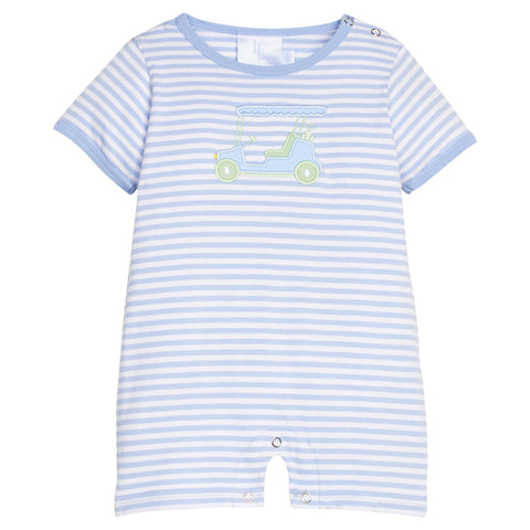 Applique Romper - Golf Cart