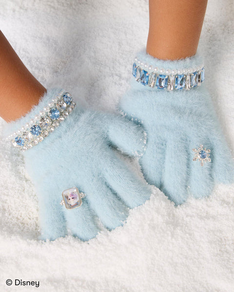 Disney Frozen Elsa Jeweled Gloves