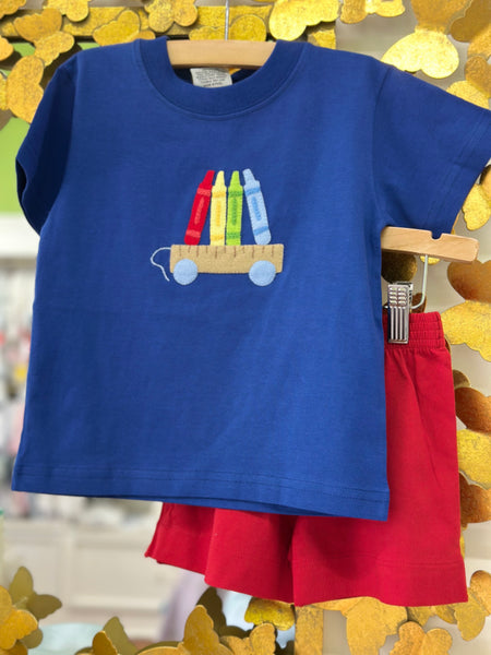 Wagon with Crayons S/S T-Shirt