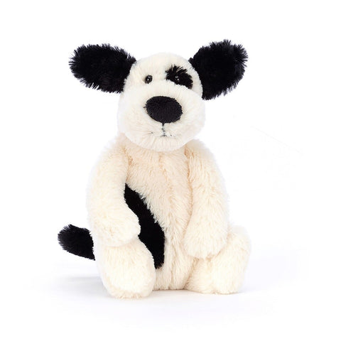 Bashful Black/Cream Puppy, little