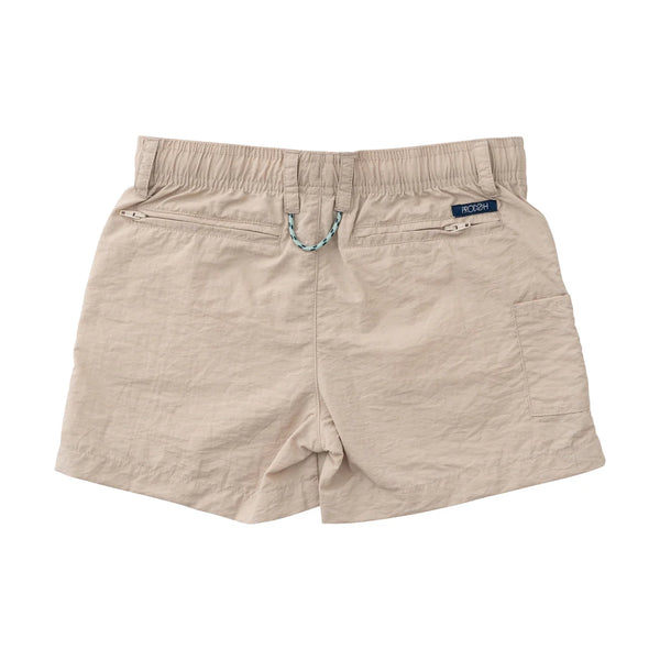 Outrigger Performance Short - Summer Khaki Ancient Scroll