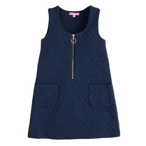 Quilted Jumper - Navy