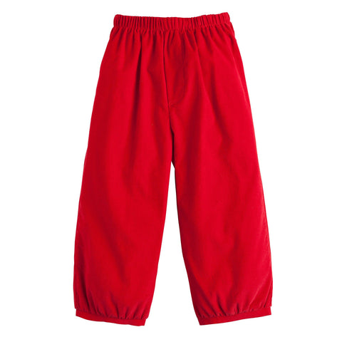 Banded Pull on Pant - Red