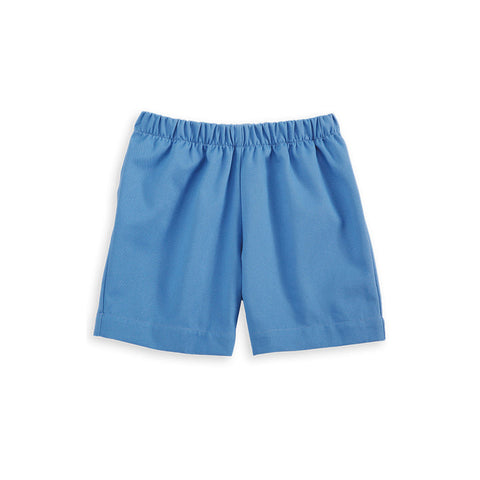 Twill Boy's Play Short - Blue