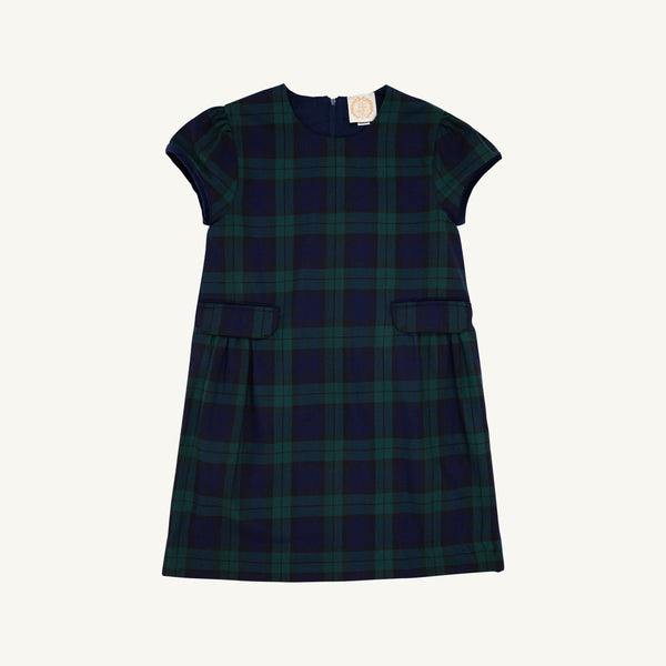 Betts Bow Dress - Berwick Black Watch