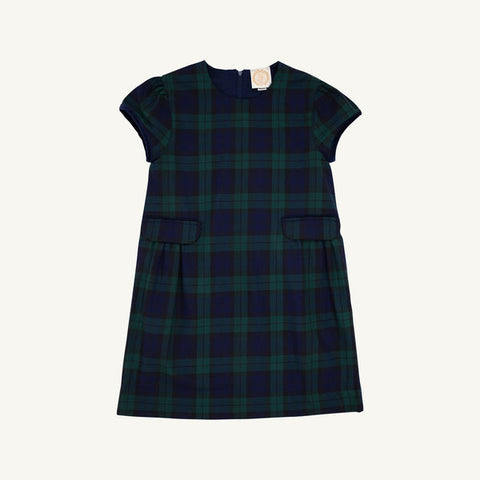 Betts Bow Dress - Berwick Black Watch