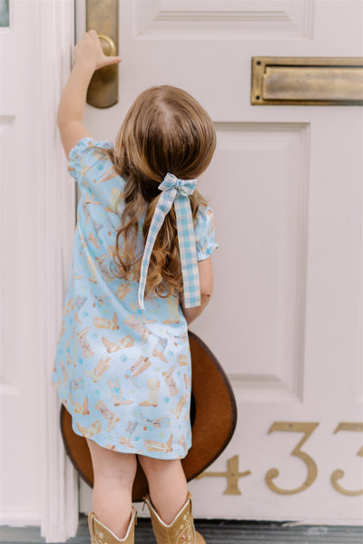 Boots Button Front Dress